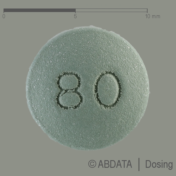 Produktabbildungen für OXYGESIC 80 mg Retardtabletten in der Vorder-, Hinter- und Seitenansicht.