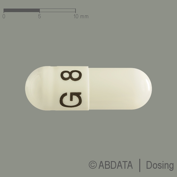 Produktabbildungen für GALANTAMIN-1A Pharma 8 mg Hartkapseln retardiert in der Vorder-, Hinter- und Seitenansicht.