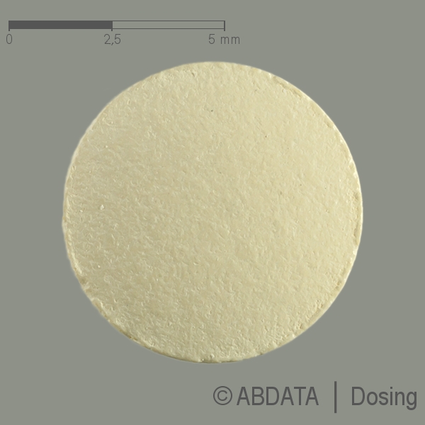 Produktabbildungen für BISOPROLOL 5 mg AAA-Pharma Filmtabletten in der Vorder-, Hinter- und Seitenansicht.