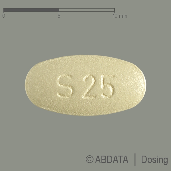 Produktabbildungen für JARDIANCE 25 mg Filmtabletten in der Vorder-, Hinter- und Seitenansicht.