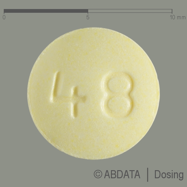 Produktabbildungen für OLANZAPIN PUREN 10 mg Tabletten in der Vorder-, Hinter- und Seitenansicht.