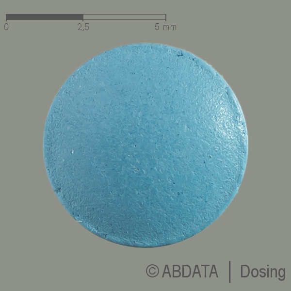 Produktabbildungen für DESLORATADIN AbZ 5 mg Filmtabletten in der Vorder-, Hinter- und Seitenansicht.