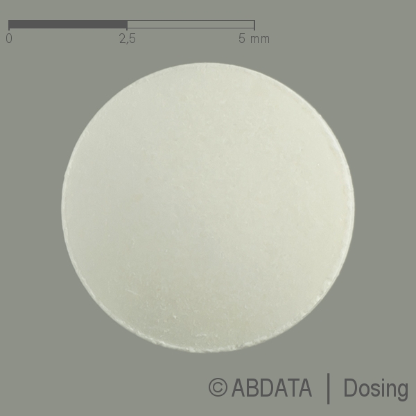 Produktabbildungen für LISINOPRIL AbZ 2,5 mg Tabletten in der Vorder-, Hinter- und Seitenansicht.
