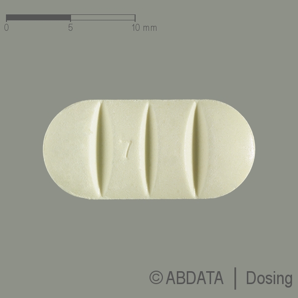 Produktabbildungen für CLOZAPIN Glenmark 200 mg Tabletten in der Vorder-, Hinter- und Seitenansicht.