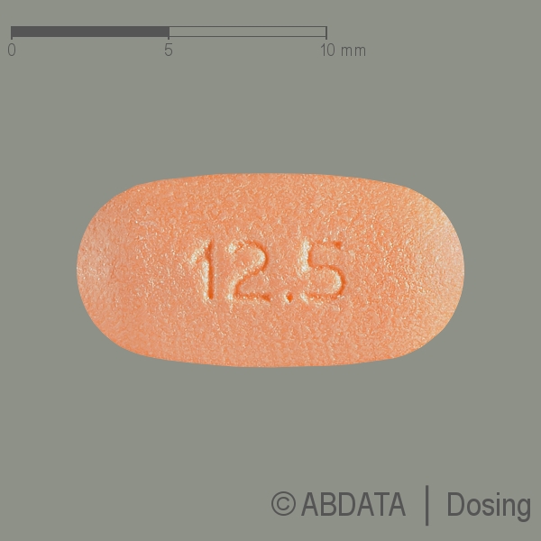 Produktabbildungen für TELMISARTAN HEXAL comp 40 mg/12,5 mg Filmtabletten in der Vorder-, Hinter- und Seitenansicht.