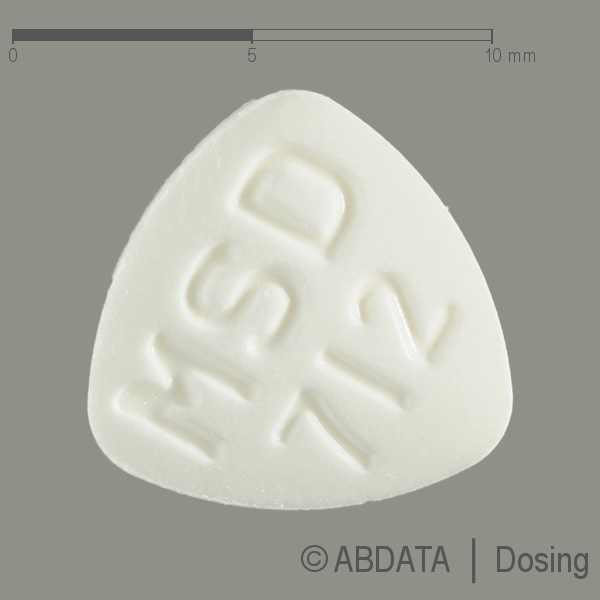 Produktabbildungen für XANEF 5 mg Tabletten in der Vorder-, Hinter- und Seitenansicht.