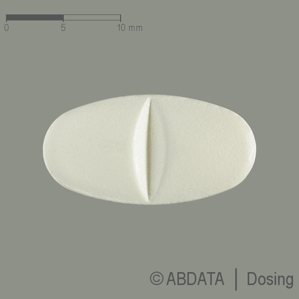Produktabbildungen für GABAPENTIN Glenmark 800 mg Filmtabletten in der Vorder-, Hinter- und Seitenansicht.