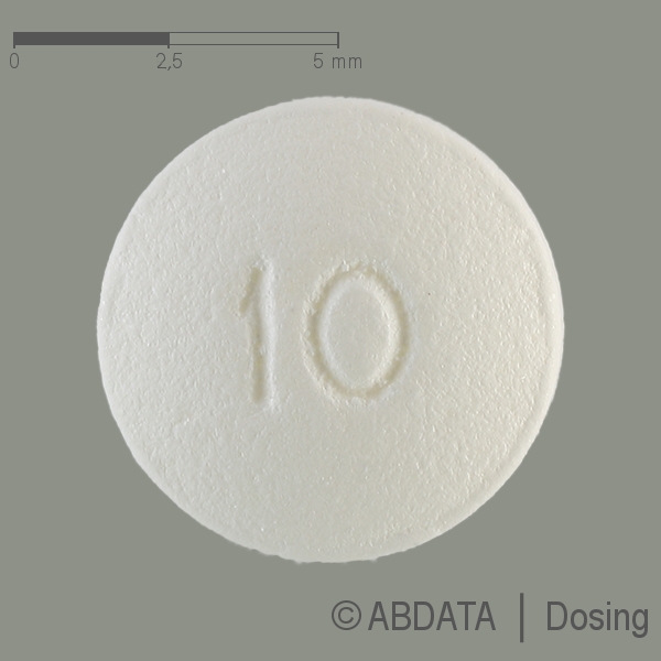 Produktabbildungen für OXYGESIC 10 mg Retardtabletten in der Vorder-, Hinter- und Seitenansicht.