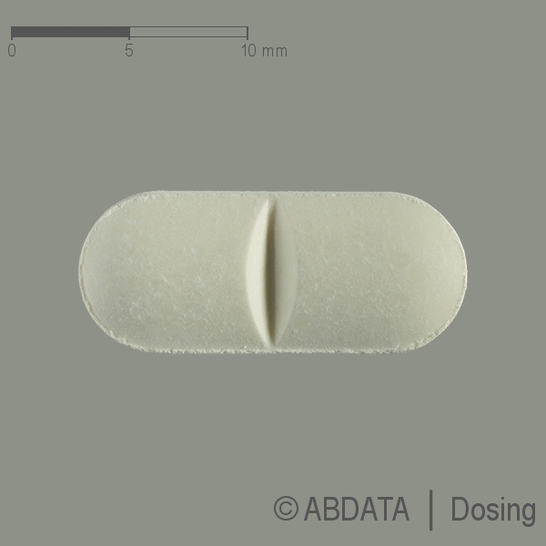 Produktabbildungen für ALLOBETA 300 Tabletten in der Vorder-, Hinter- und Seitenansicht.