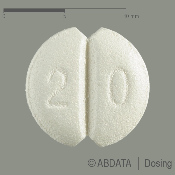 Produktabbildungen für PAROXETIN AL 20 mg Filmtabletten in der Vorder-, Hinter- und Seitenansicht.