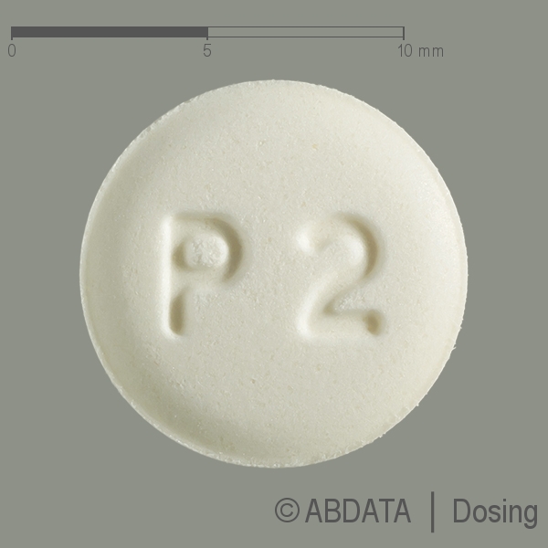 Produktabbildungen für OPRYMEA 0,52 mg Retardtabletten in der Vorder-, Hinter- und Seitenansicht.