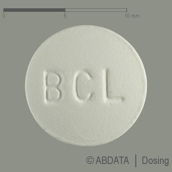 Produktabbildungen für BICALUTAMID-ratiopharm 150 mg Filmtabletten in der Vorder-, Hinter- und Seitenansicht.