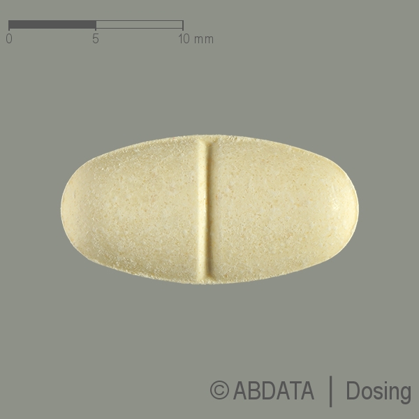 Produktabbildungen für NAPROXEN STADA 500 mg Tabletten in der Vorder-, Hinter- und Seitenansicht.