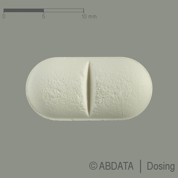 Produktabbildungen für TORASEMID-ratiopharm 20 mg Tabletten in der Vorder-, Hinter- und Seitenansicht.