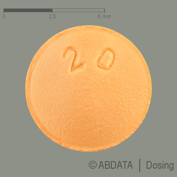 Produktabbildungen für ELETRIP-Hormosan 20 mg Filmtabletten in der Vorder-, Hinter- und Seitenansicht.