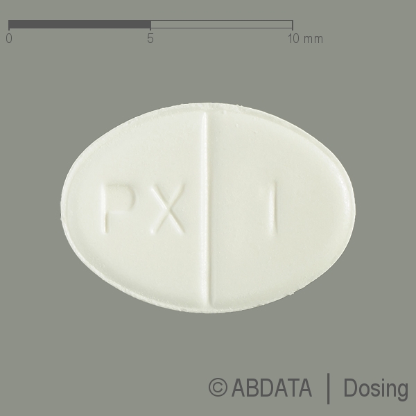 Produktabbildungen für GLEPARK 0,18 mg Tabletten in der Vorder-, Hinter- und Seitenansicht.