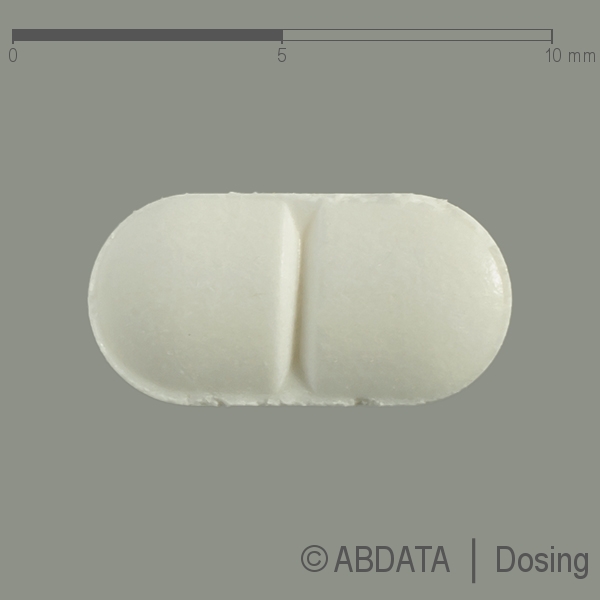 Produktabbildungen für PERINDOPRIL/Indapamid-ratio.4 mg/1,25 mg Tabletten in der Vorder-, Hinter- und Seitenansicht.