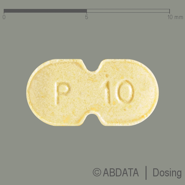 Produktabbildungen für PRAVASTATIN HEXAL 10 mg Tabletten in der Vorder-, Hinter- und Seitenansicht.