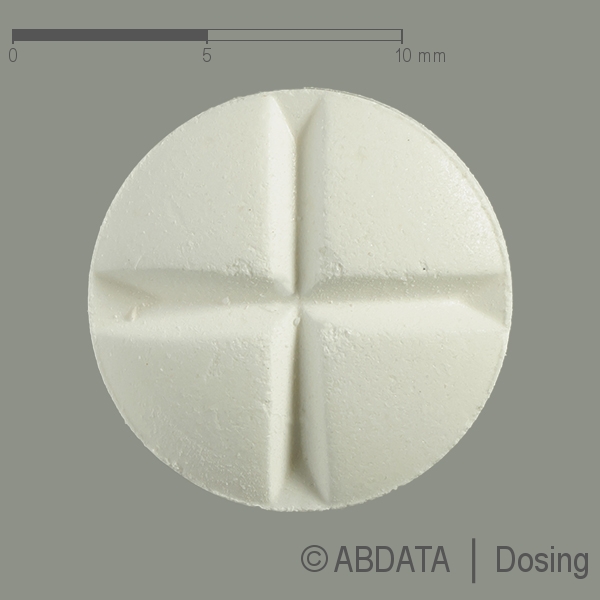 Produktabbildungen für SPIRONOLACTON-ratiopharm 100 mg Tabletten in der Vorder-, Hinter- und Seitenansicht.