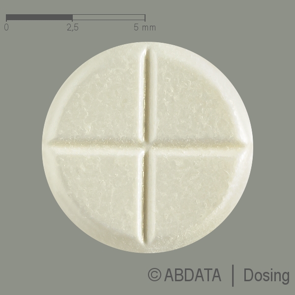 Produktabbildungen für CLONAZEPAM neuraxpharm 1 mg Tabletten in der Vorder-, Hinter- und Seitenansicht.
