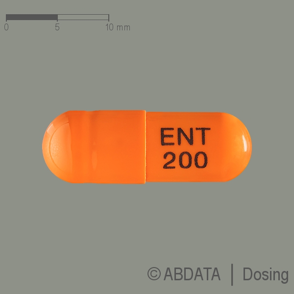Produktabbildungen für ROZLYTREK 200 mg Hartkapseln in der Vorder-, Hinter- und Seitenansicht.