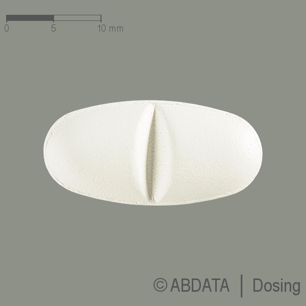 Produktabbildungen für ABIRATERON Mylan 1000 mg Filmtabletten in der Vorder-, Hinter- und Seitenansicht.