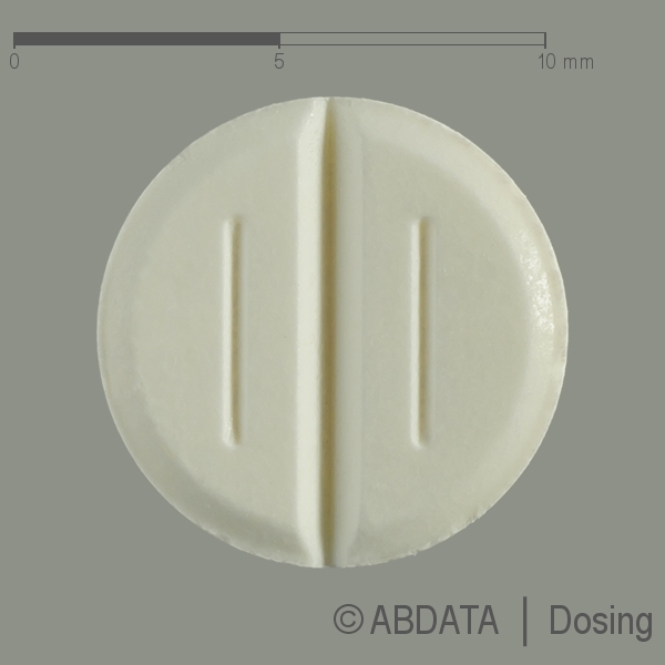 Produktabbildungen für PRAMIPEXOL Winthrop 1,1 mg Tabletten in der Vorder-, Hinter- und Seitenansicht.