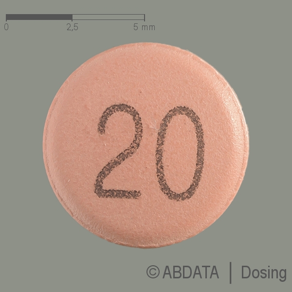 Produktabbildungen für LONSURF 20 mg/8,19 mg Filmtabletten in der Vorder-, Hinter- und Seitenansicht.