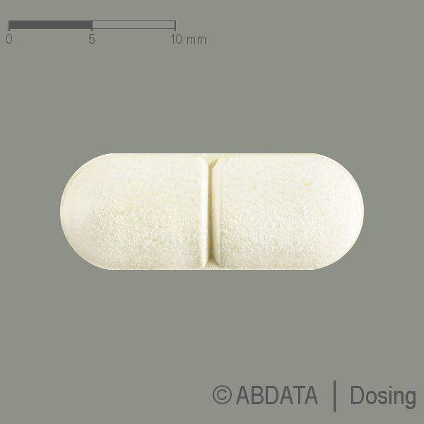 Produktabbildungen für AMOXICILLIN Heumann 500 mg Tabletten in der Vorder-, Hinter- und Seitenansicht.