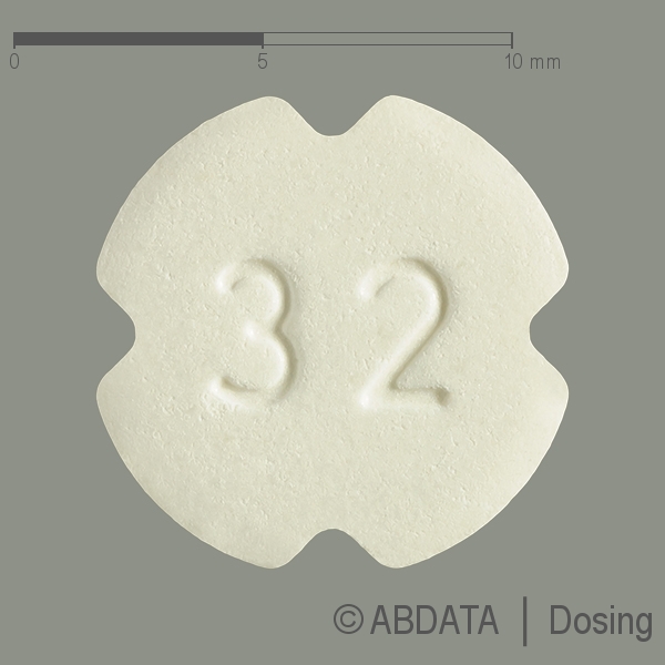 Produktabbildungen für TRACLEER 32 mg Tabl.z.Herst.e.Susp.z.Einnehmen in der Vorder-, Hinter- und Seitenansicht.