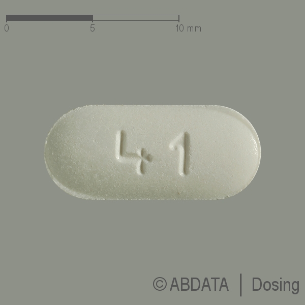 Produktabbildungen für MODAFINIL Aurobindo 100 mg Tabletten in der Vorder-, Hinter- und Seitenansicht.