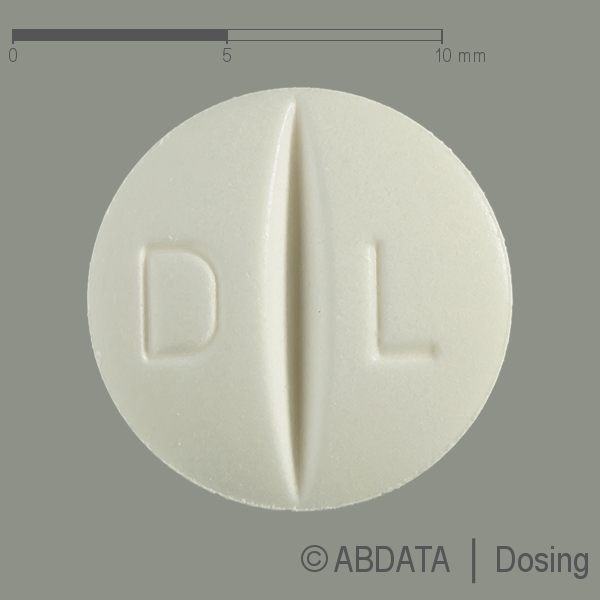 Produktabbildungen für DILTIAZEM AbZ 60 mg Tabletten in der Vorder-, Hinter- und Seitenansicht.
