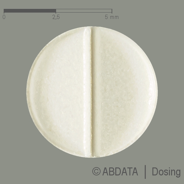 Produktabbildungen für TORASEMID-1A Pharma 5 mg Tabletten in der Vorder-, Hinter- und Seitenansicht.