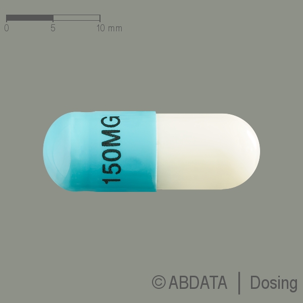 Produktabbildungen für ZYKADIA 150 mg Hartkapseln in der Vorder-, Hinter- und Seitenansicht.