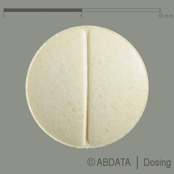 Produktabbildungen für BISOPROLOL Vitabalans 10 mg Tabletten in der Vorder-, Hinter- und Seitenansicht.