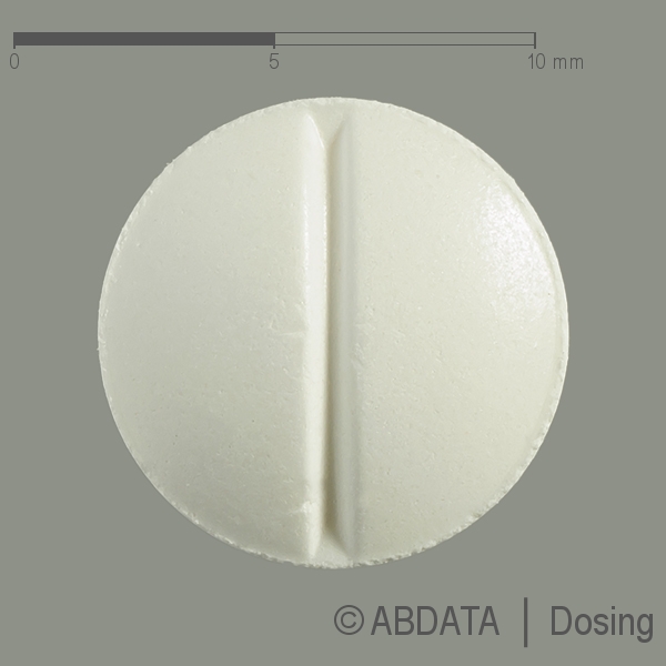 Produktabbildungen für SPIRONOLACTON-ratiopharm 50 mg Tabletten in der Vorder-, Hinter- und Seitenansicht.