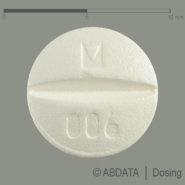 Produktabbildungen für ATENOLOL-ratiopharm 50 mg Filmtabletten in der Vorder-, Hinter- und Seitenansicht.