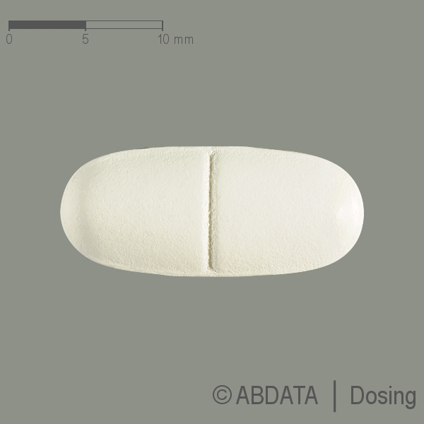 Produktabbildungen für CLINDAMYCIN-1A Pharma 600 mg Filmtabletten in der Vorder-, Hinter- und Seitenansicht.