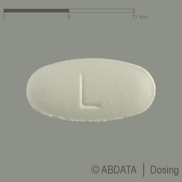 Produktabbildungen für SERTRALIN-ratiopharm 50 mg Filmtabletten in der Vorder-, Hinter- und Seitenansicht.