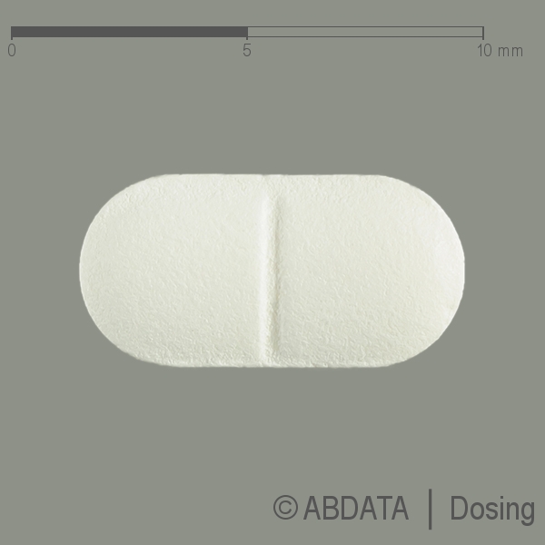 Produktabbildungen für RISPERIDON Heumann 1 mg Filmtabletten in der Vorder-, Hinter- und Seitenansicht.