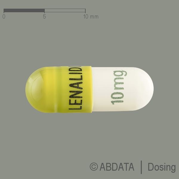 Produktabbildungen für LENALIDOMID Accord 10 mg Hartkapseln in der Vorder-, Hinter- und Seitenansicht.