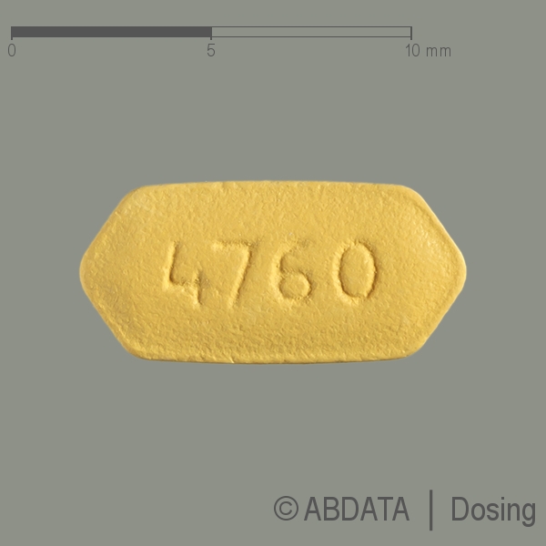 Produktabbildungen für EFIENT 5 mg Filmtabletten in der Vorder-, Hinter- und Seitenansicht.