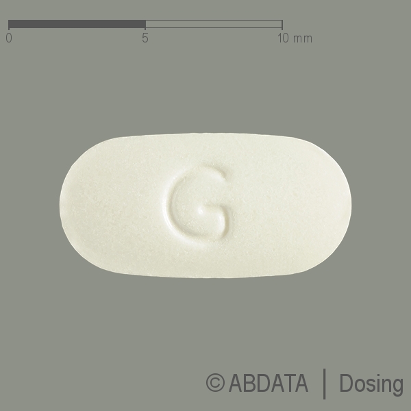 Produktabbildungen für EZETIMIB/Simvastatin Glenmark 10 mg/20 mg Tabl. in der Vorder-, Hinter- und Seitenansicht.