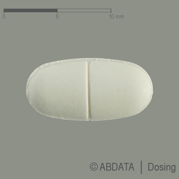 Produktabbildungen für TELMISARTAN AbZ 40 mg Tabletten in der Vorder-, Hinter- und Seitenansicht.