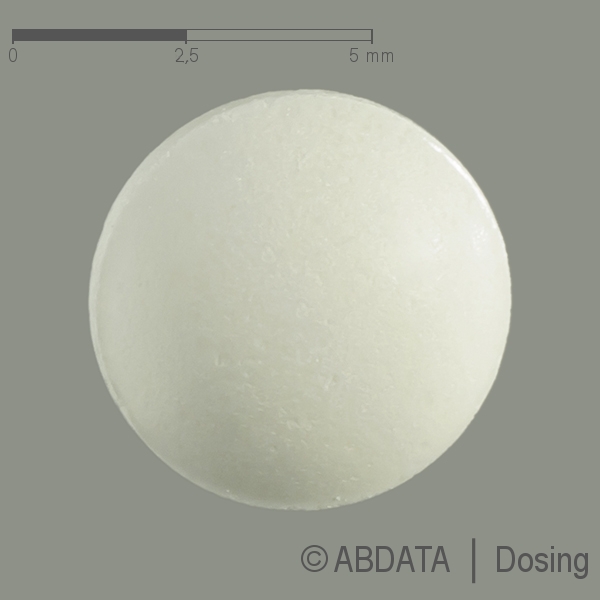 Produktabbildungen für FLUORETTEN 0,5 mg Tabletten in der Vorder-, Hinter- und Seitenansicht.