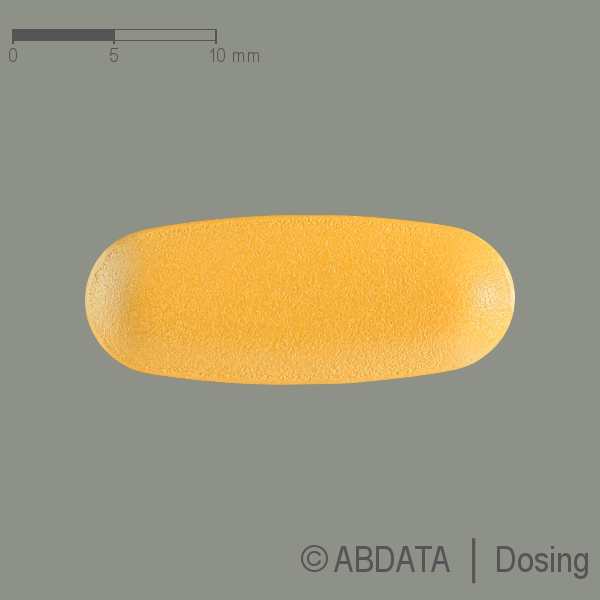 Produktabbildungen für VILDAGLIPTIN/Metformin STADA 50 mg/1000 mg Filmtab in der Vorder-, Hinter- und Seitenansicht.