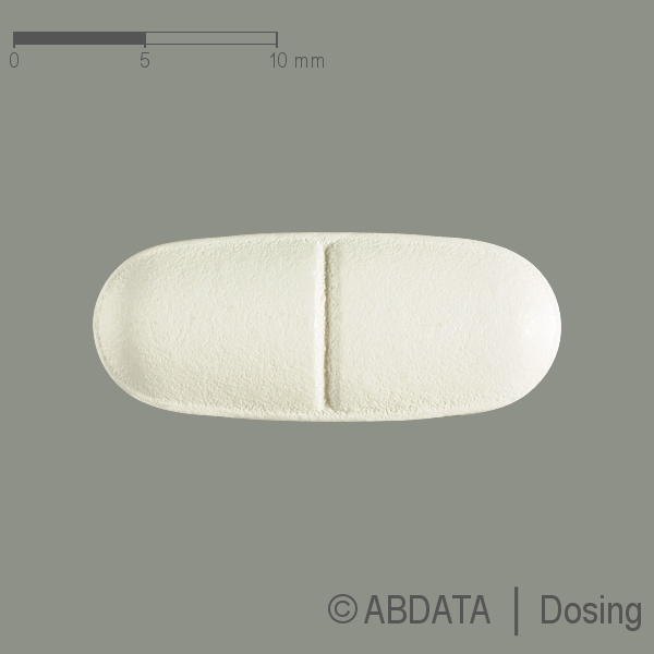 Produktabbildungen für CLINDAMYCIN-1A Pharma 450 mg Filmtabletten in der Vorder-, Hinter- und Seitenansicht.