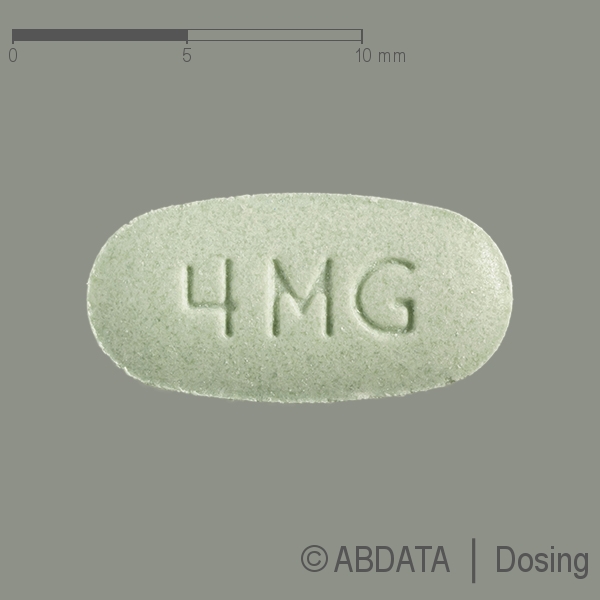 Produktabbildungen für INTUNIV 4 mg Retardtabletten in der Vorder-, Hinter- und Seitenansicht.