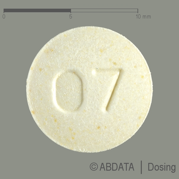 Produktabbildungen für OLANZAPIN BASICS 10 mg Tabletten in der Vorder-, Hinter- und Seitenansicht.