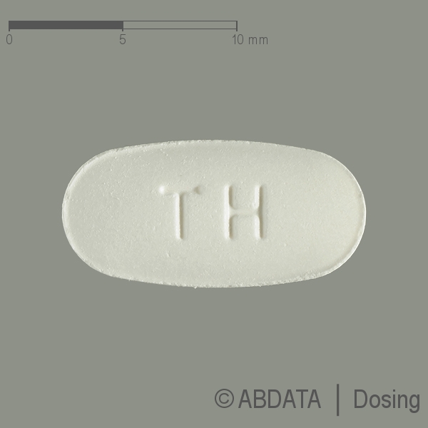 Produktabbildungen für TELMISARTAN plus HCT STADA 40 mg/12,5 mg Tabletten in der Vorder-, Hinter- und Seitenansicht.